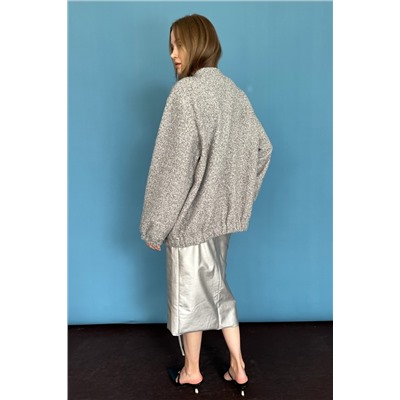 Жакет  LAMB078/03/Серый меланж