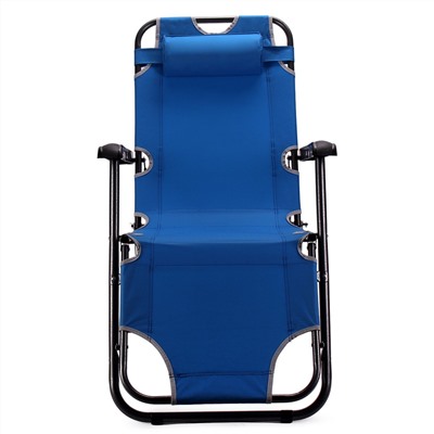 Кресло шезлонг СИНИЙ №2 47х152х93 /уп4/