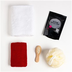 Набор подарочный «Этель. Твой набор», 5 предметов, полотенце 50×90 см, 30×60 см, мочалка, расчёска