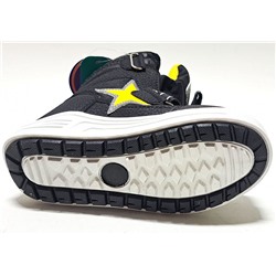 70-0021C черн Ботинки зима для мальчиков (25-29) /10