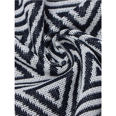 Плед с бахромой «Этель» Hypnosis, 130×180 см, серый