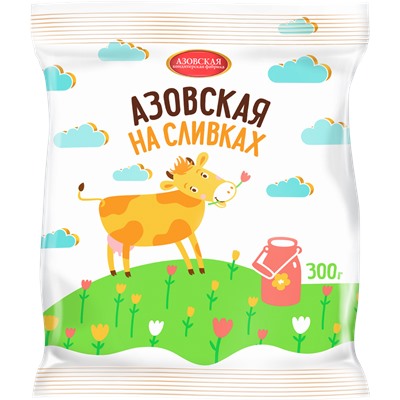 Конфеты молочные "Азовская коровка на сливках" 300 гр