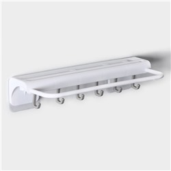 Держатель для ножей и кухонных принадлежностей, 25.5×11×5 см, белый