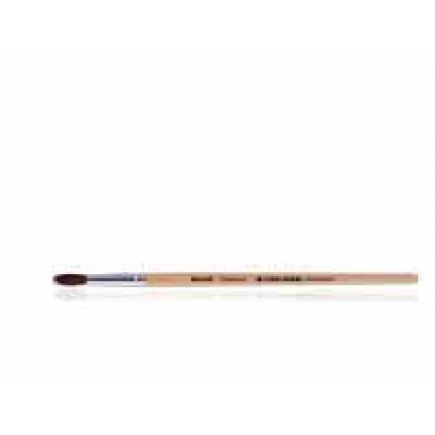 Кисть пони круглая № 6 деревянная ручка M-5116 Mazari