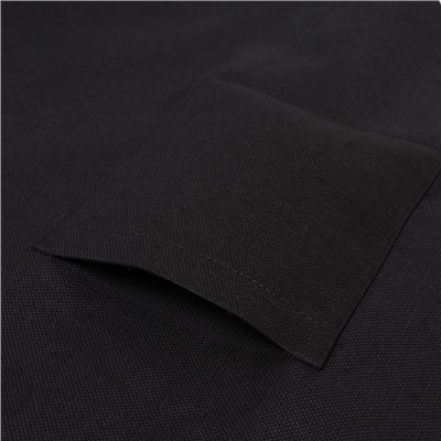 Фартук «Этель» Minimalist design, 60×70 см, dark, лён 45%, хлопок 55%, 395 г/м²
