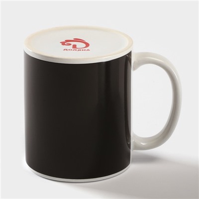 Кружка - хамелеон Доляна «С праздником весны тебя!», 350 мл, керамика, сиреневая