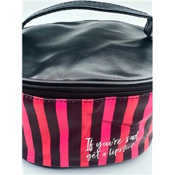 Sunflower Косметичка-чемоданчик 2112 ZP, черно-розовый 23547