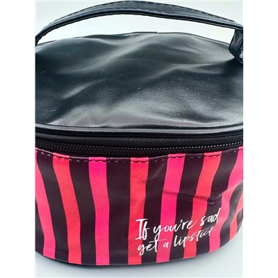 Sunflower Косметичка-чемоданчик 2112 ZP, черно-розовый 23547