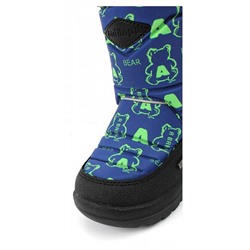 AL8259 син Ботинки зима для мальчиков (22-27)/6
