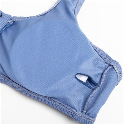 Купальник раздельный на пуговицах женский MINAKU, размер 48, синий