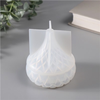 Молд силиконовый «Шкатулка капля» с крышкой 8.5×8.5×9.4 см