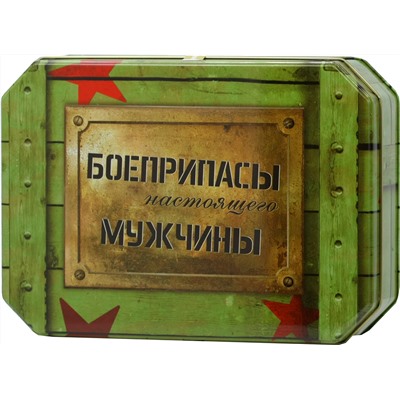 Черный дракон. Шкатулка Настоящему мужчине 80 гр. жест.банка