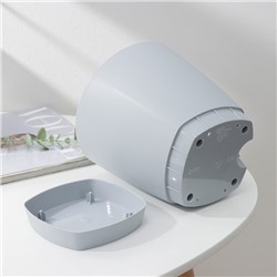 Горшок для цветов с прикорневым поливом Amsterdam, 2.5 л, d=17 см, h=16.5 см, серый