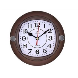 Часы настенные 156x42x156мм корич. Atlantis TLD-5982 brown