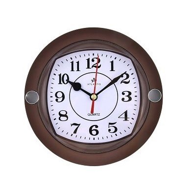 Часы настенные 156x42x156мм корич. Atlantis TLD-5982 brown