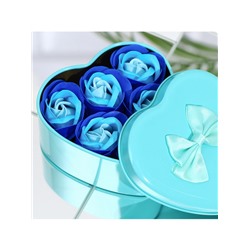 Мыльные розочки, трёхцветные, набор 6 шт.