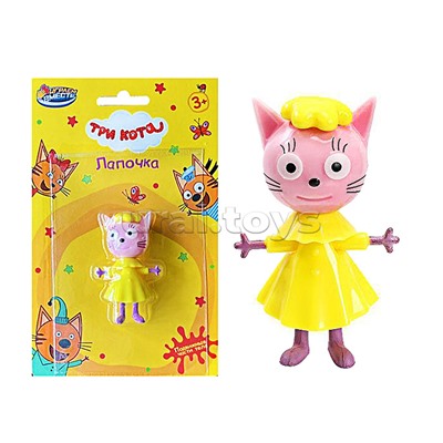 Фигурка Три Кота 6 см, подвижные части тела, на блистере