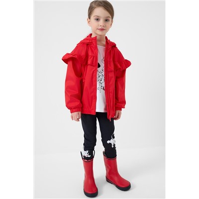 Куртка текстильная с полиуретановым покрытием для девочек (ветровка) PLAYTODAY, 1243048