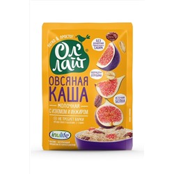 Каша овсяная молочная с изюмом и инжиром ОлЛайт 40г ЭКОПРОДУКТЫ, 1189815