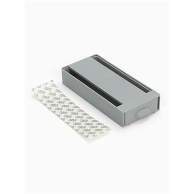 Ящик для хранения, скрытый потайной под стол, 20×9×4 см, серый