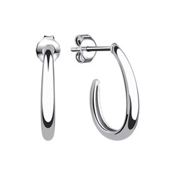 Серьги из серебра без вставки, Л-11777