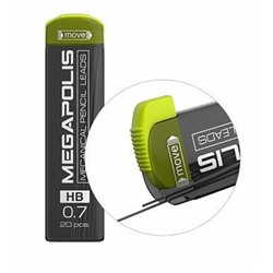 Грифель 0.7 мм HB 26611 (20 шт) MEGAPOLISR Concept ErichKrause