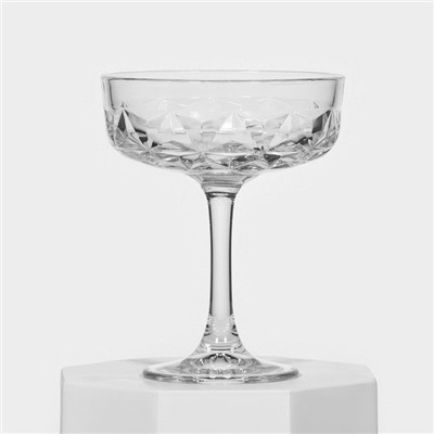 Бокалы для шампанского Paşabahçe ESTRELLA, 235 мл, набор 4 шт., стекло, прозрачные