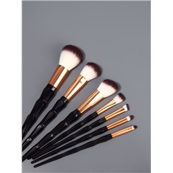 Набор кистей для макияжа SMOKY, 7 шт., чёрный