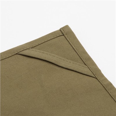 Полотенце кухонное «Этель» Kitchen, 40×73 см, зелёное, хлопок 100%, саржа 220 г/м²