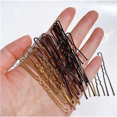 Шпильки для волос 50 штук 6 см. Цвет на выбор