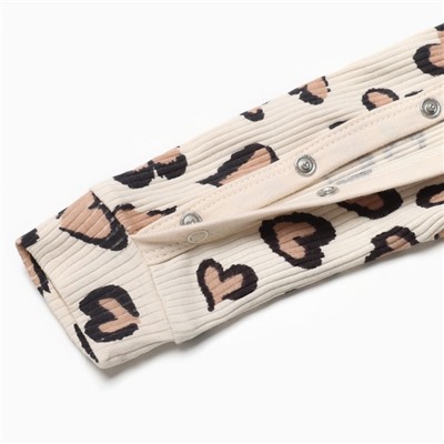 Комбинезон детский «Крошка Я» Leo love, рост 62-68 см, 9096435