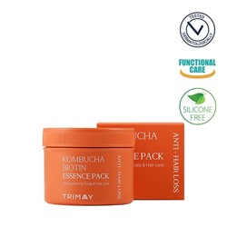 Trimay Восстанавливающая маска против выпадения волос с комбучей и биотином Kombucha Biotin Anti-Hair Loss Essence Pack