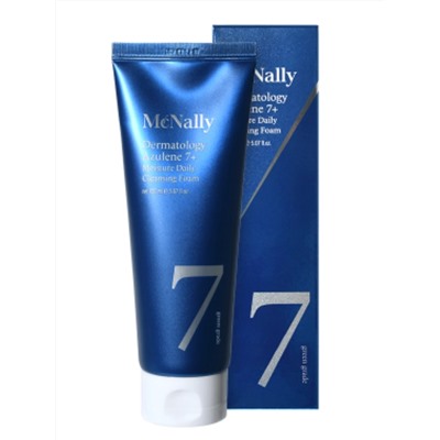 MCNALLY - ПЕНКА ДЛЯ УМЫВАНИЯ С АЗУЛЕНОМ УВЛАЖНЯЮЩАЯ DERMATOLOGY AZULENE 7+ MOISTURE DAILY CLEANSING FOAM, 150 МЛ