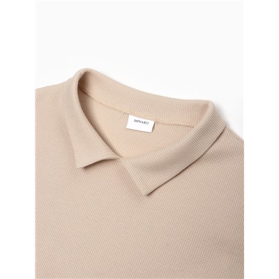 Толстовка детская MINAKU, бежевая, рост 152 см