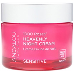 Andalou Naturals, 1000 Roses, ночной крем для чувствительной кожи, 50 мл (1,7 жидк. унции)