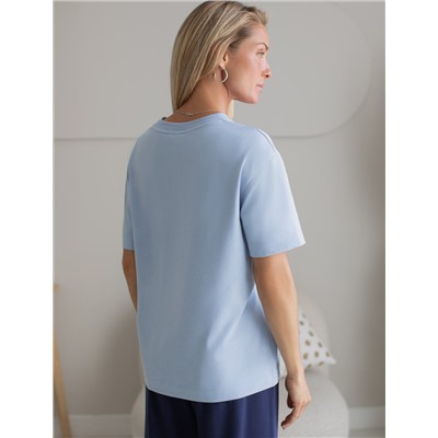 VILATTE Футболка D49.136