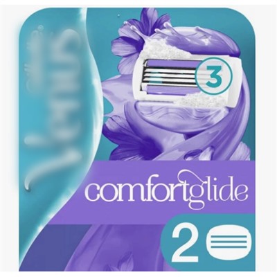 Кассеты для бритвы Dʤɪˈlett ВИНУС ComfortGlide Breeze (2 шт.) (Оригинал)
