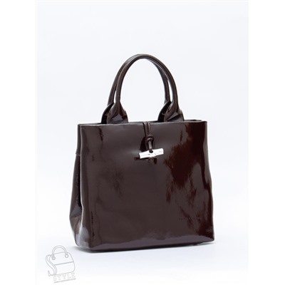 Сумка женская кожаная 5768P coffee Polina&Eiterou