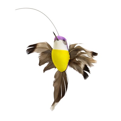 Штекер летающий «Птичка», на солнечной батарее, МИКС