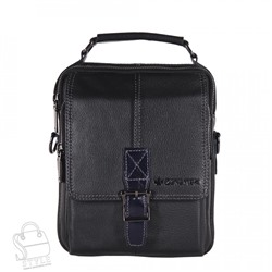 Сумка мужская кожаная 67712Z black Zinimxs