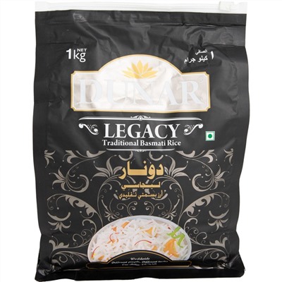 Dunar Legacy Basmati Rice / Рис Басмати Легаси 1 кг