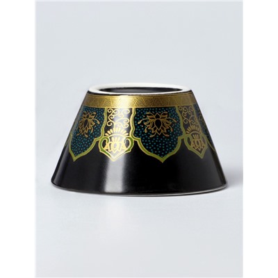 Набор для чайной церемонии ДЖЕКИЧАЙ «Цуруга», 6 предметов, на 4 персоны, чашка 35 мл, чайник 350 мл, керамика, чёрный