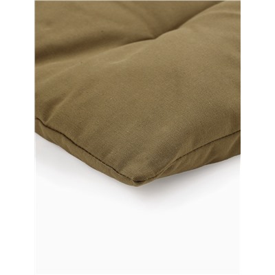 Подушка на стул «Этель» Kitchen, 42×42 см, зелёная