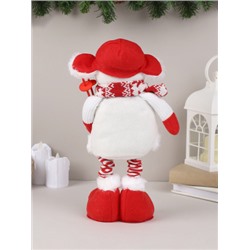 Новогоднее украшение Снеговик на телескопических ножках 32/44 см / NA110 /уп 60/