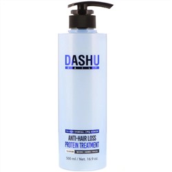 Dashu, уход против выпадения волос, с протеинами, 500 мл (16,9 жидк.унций)