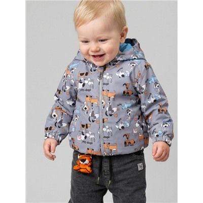 Куртка детская текстильная с полиуретановым покрытием для мальчиков (ветровка)