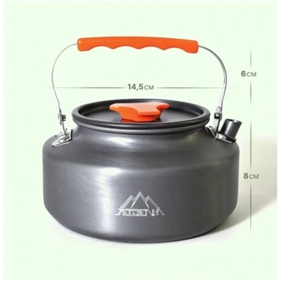 Набор походной посуды 3 в 1 с крышками, складные ручки