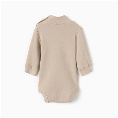 Боди - водолазка детская MINAKU, рост 62-68 см, бежевое
