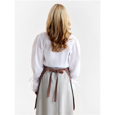 Фартук Этель «Kitchen» 60×70 см, цвет коричневый, 100% хлопок, саржа 220 г/м²