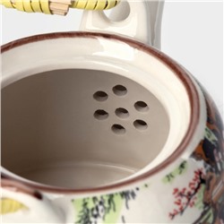 Чайник заварочный «Парк», 600 мл, с металлическим ситом, керамика